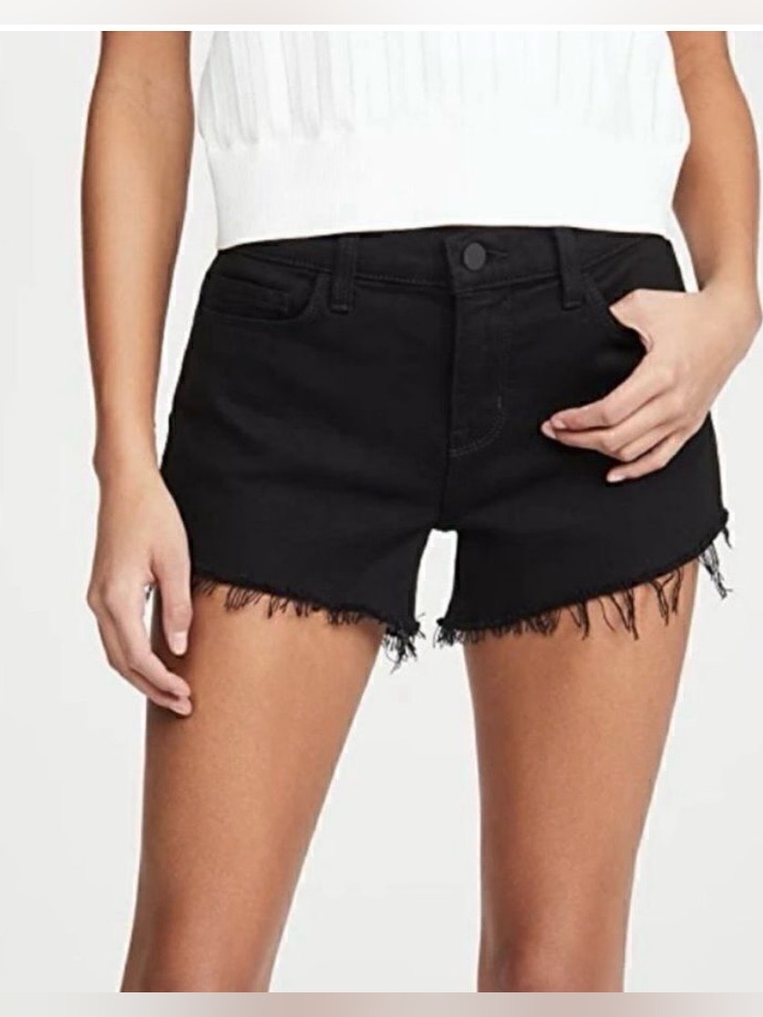 L’agance Audrey Mid Rise Short In Nior